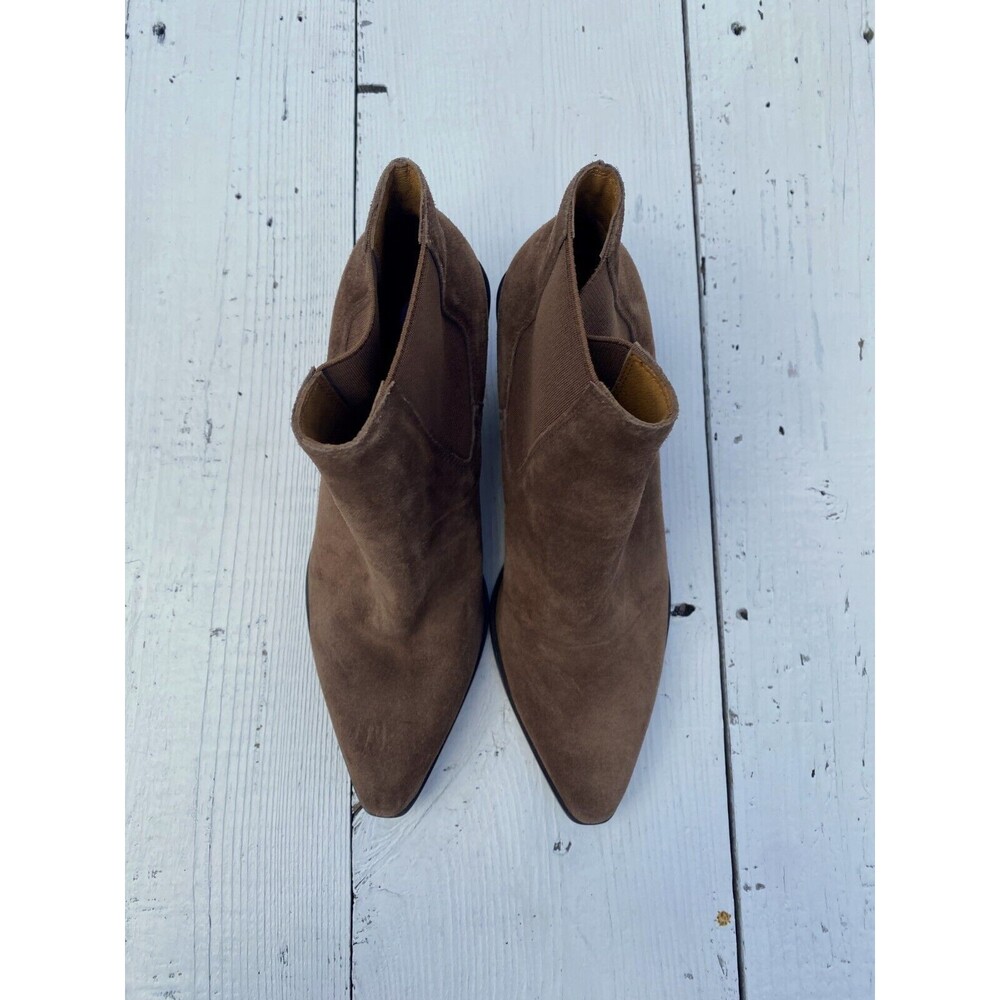 Rag & Bone Razor Brown Suede Pointed Heel Chelsea… - image 4